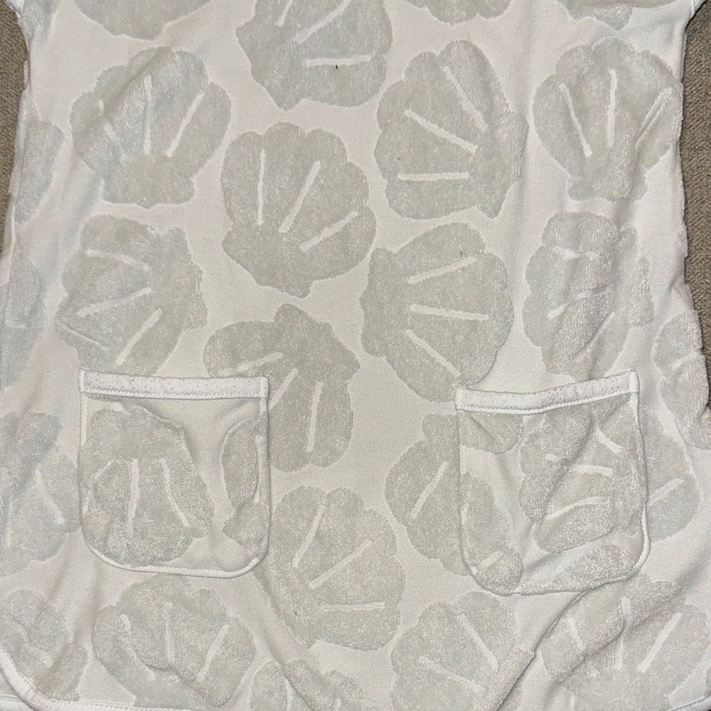 Gray Shell Patterned Cover-Up - Picture 2 of 5